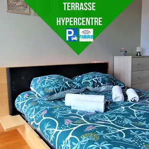 La Dolce Vita -t2 52m2- Dernier étage- Terrasse-parking-wifi Fibre Tarbes